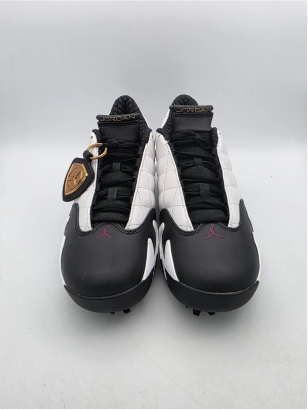 Nike Air Jordan 14 Retro Golf NRG 'Bordeaux' White Black IB1828-100 Men's Sz 8.5